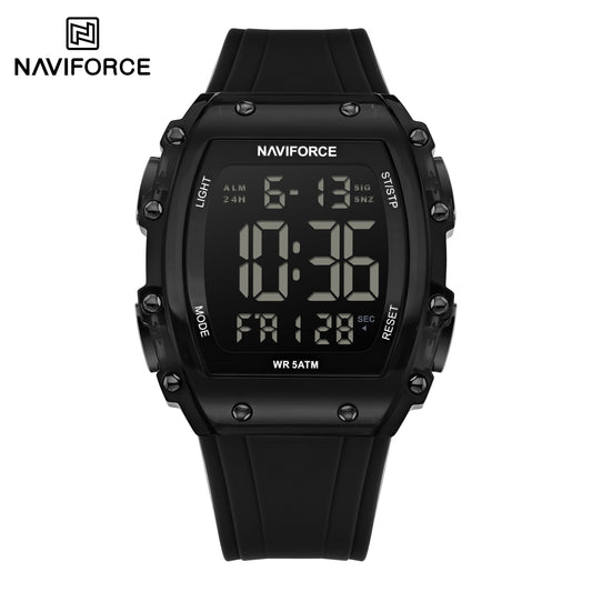 Naviforce 6107 Integral Digital Men Watch - Black