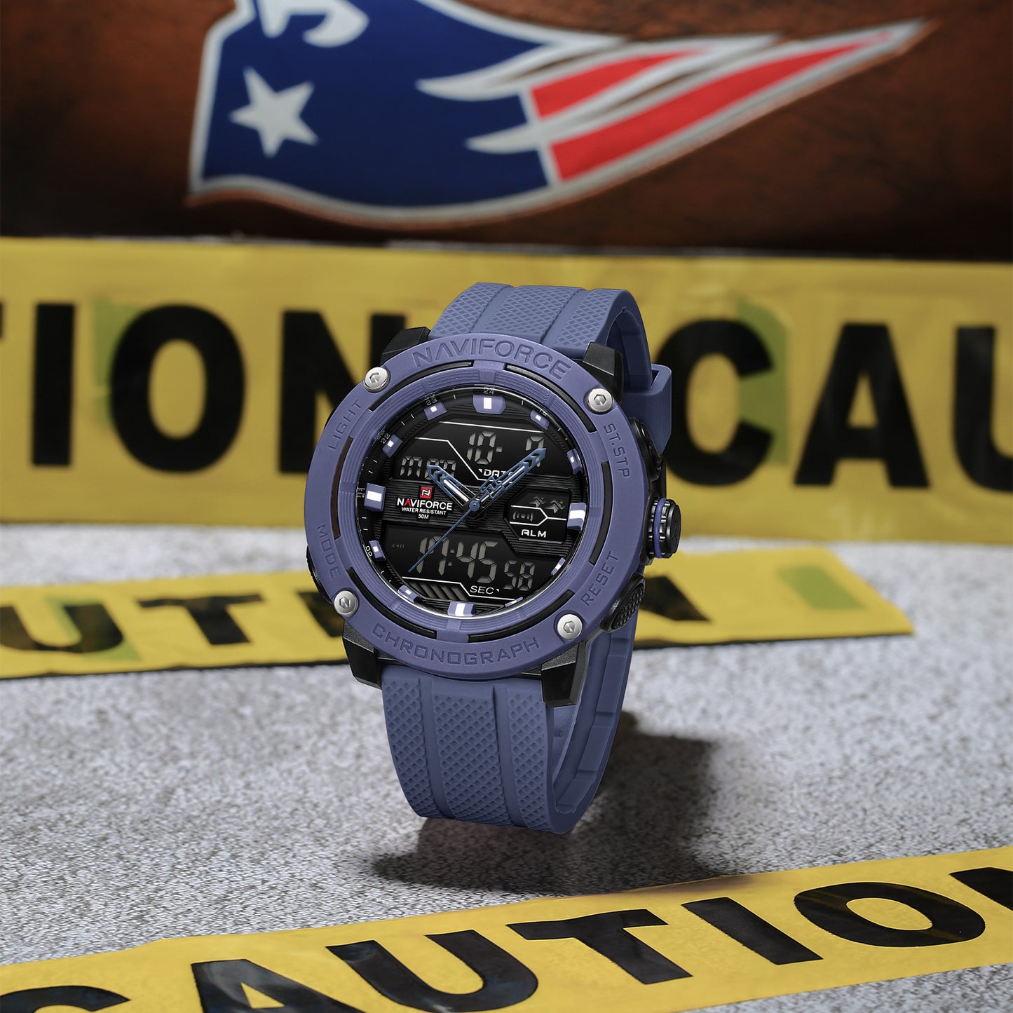 Naviforce 7114 Dynasty Men Watch - Dark Blue
