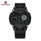 Naviforce 7133 Phantom X Men Silicone Watch - Black