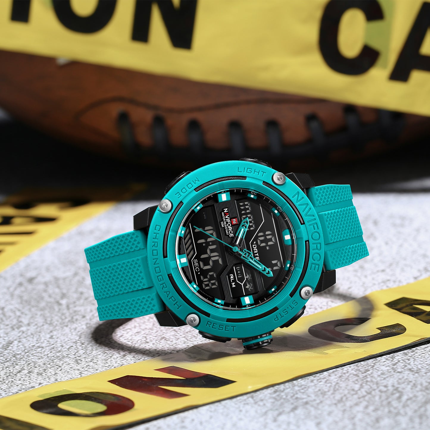 Naviforce 7114 Dynasty Men Watch - Light Blue