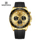 Naviforce 8054 Zenith Men Watch - Black Gold