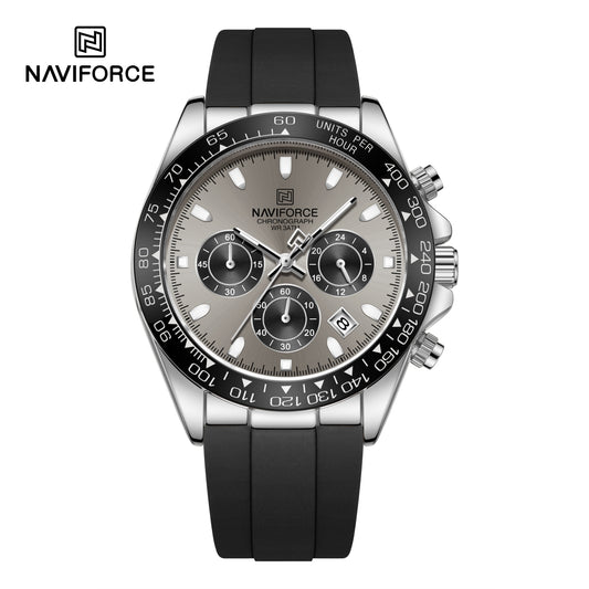 Naviforce NF8054 Zenith Men Watch - Black Grey