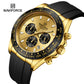 Naviforce 8054 Zenith Men Watch - Black Gold