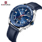 Naviforce 9269 Ascot Men Leather Watch - Blue