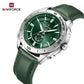 Naviforce 9269 Ascot Men Leather Watch - Green