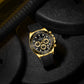 Naviforce 8054 Zenith Men Watch - Black Gold