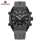 Naviforce 9242 Octagon Men Watch - Grey