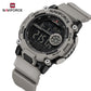 Naviforce 7133 Phantom X Men Silicone Watch - Light Grey
