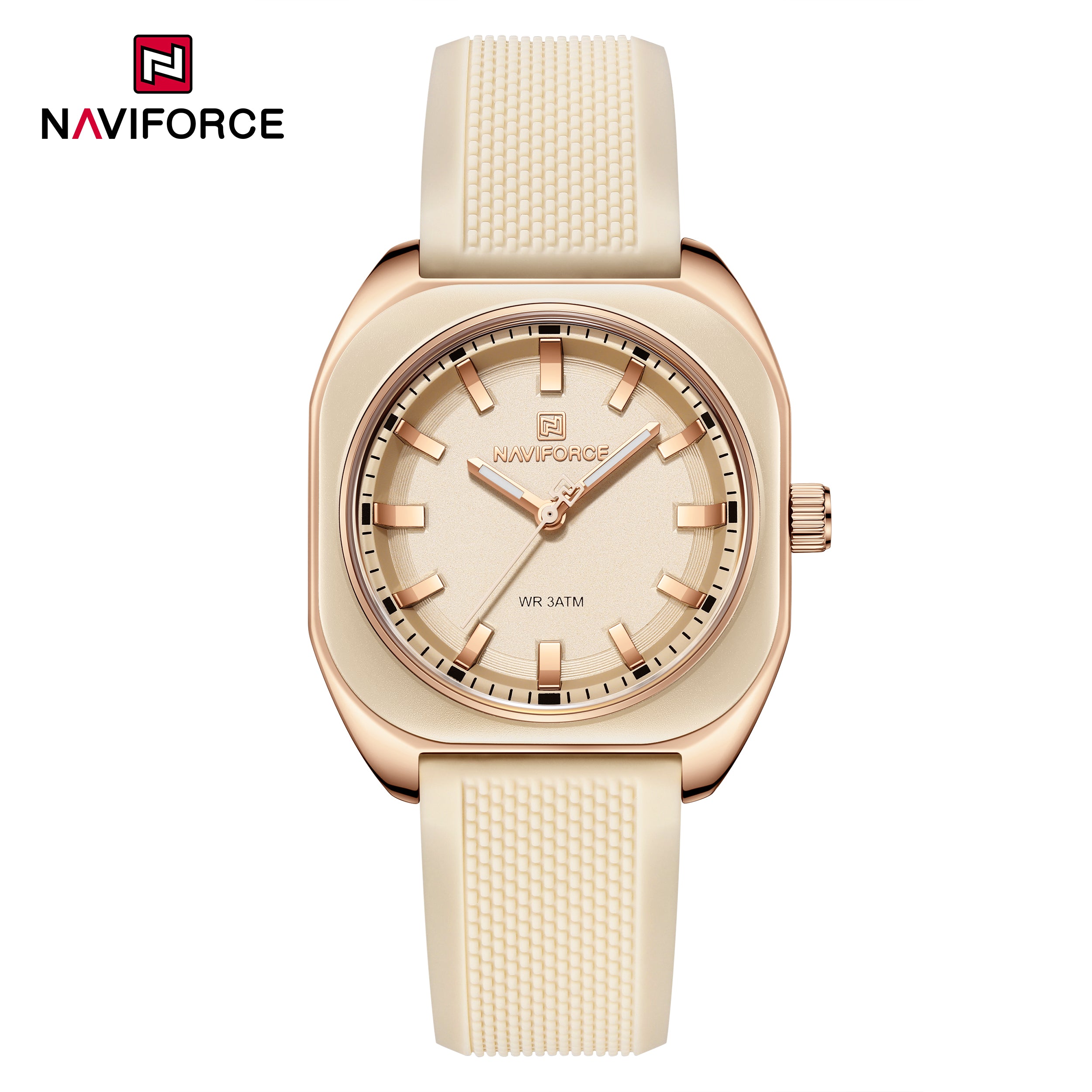 Naviforce 5061 Emerald Women Watch - Rosegold