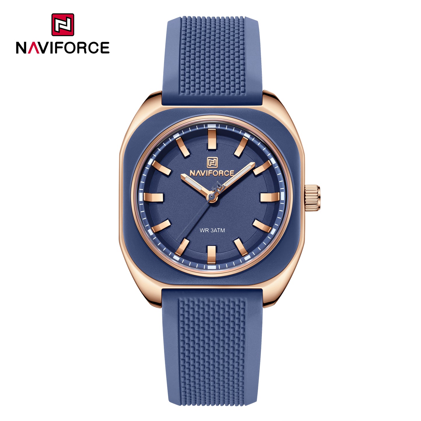 Naviforce 5061 Emerald Women Watch - Blue Rosegold