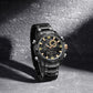Naviforce 9257 Dual-Master Men Watch - Black