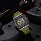 Naviforce 8064 Square Chrono Men Watch - Green