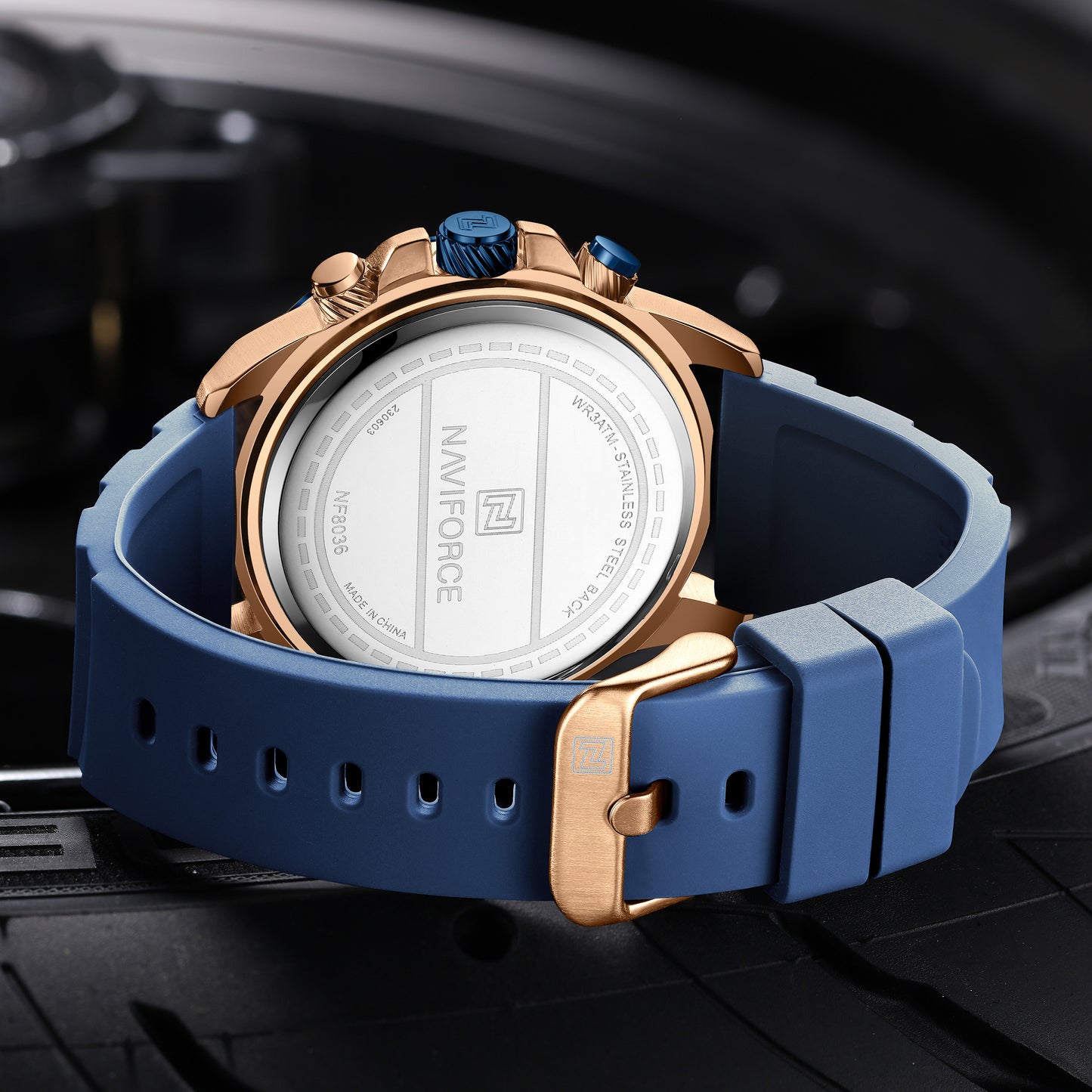 Naviforce 8036 Legacy Sporty Men Watch - Blue