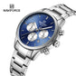 Naviforce 8076 Ambiance Men Watch - Silver Blue