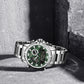 Naviforce 9257 Velocity Men Watch - Silver Green