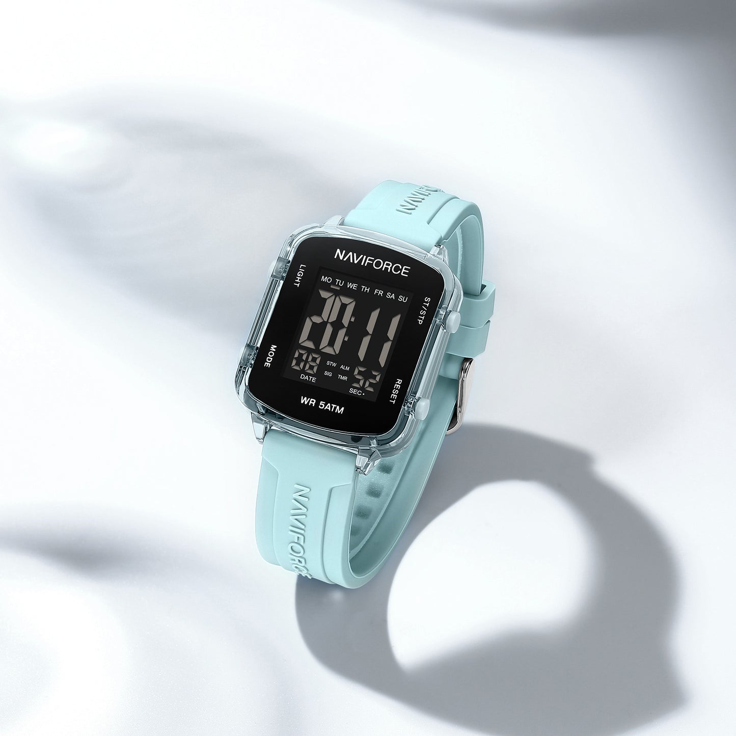 Naviforce 7120 Stardust Women Watch - Light Blue