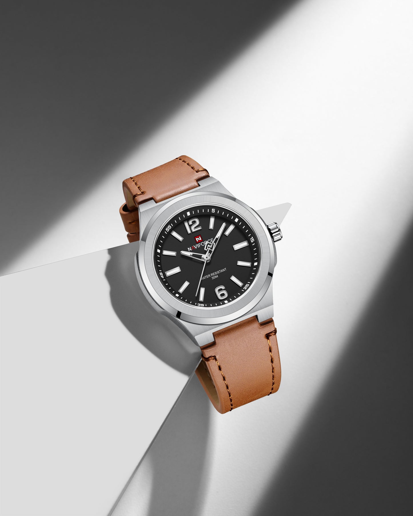 Naviforce 9233 Bravido Men Watch - Brown