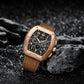 Naviforce 8053 Gently Men Leather Watch - Brown