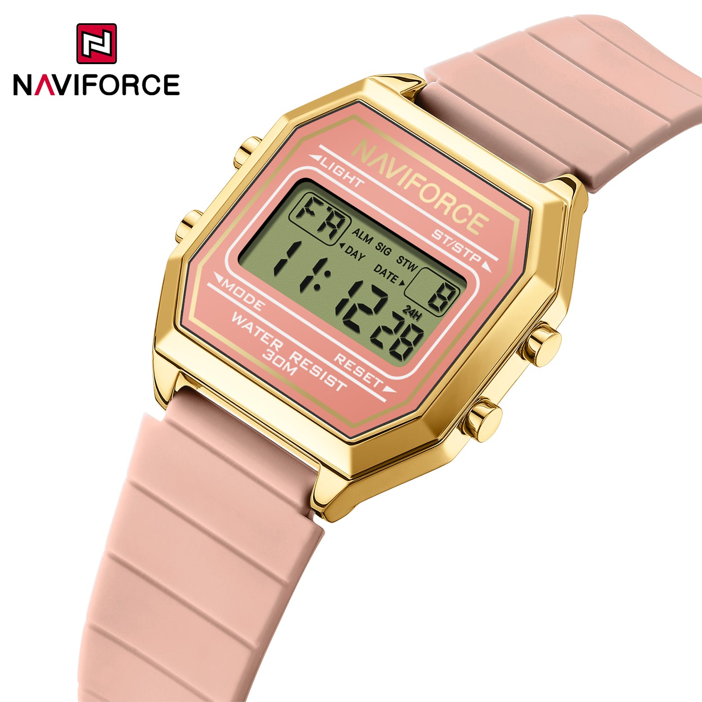 Naviforce 5063T Prestige Women Watch - Peach Gold