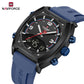Naviforce 9242 Octagon Men Watch - Blue