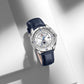 Naviforce 9269 Ascot Men Leather Watch - Silver Blue