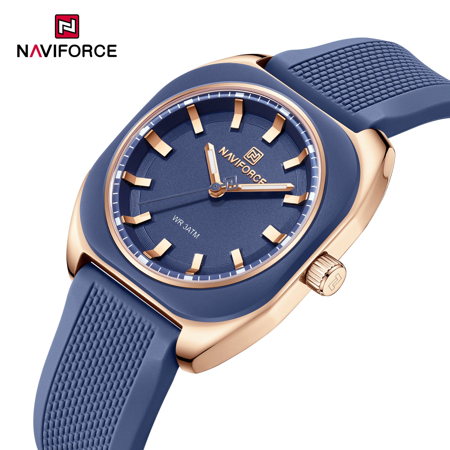 Naviforce 5061 Emerald Women Watch - Blue Rosegold