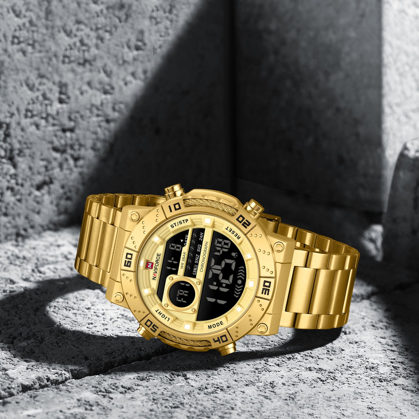 Naviforce 9241S Modulus Men Watch - Gold