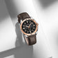 Naviforce 9269 Ascot Men Leather Watch - Coffeebrown