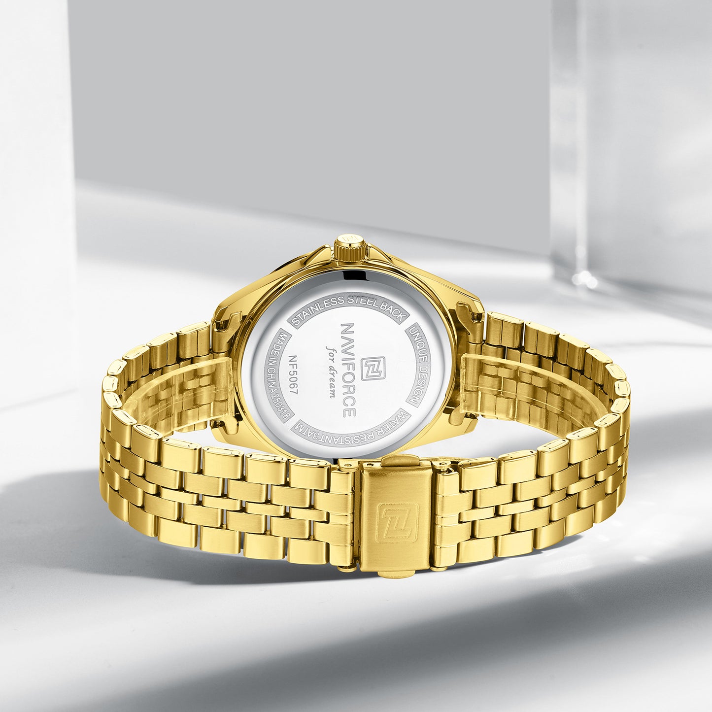 Naviforce 5067 PureFemme Women Watch - Gold