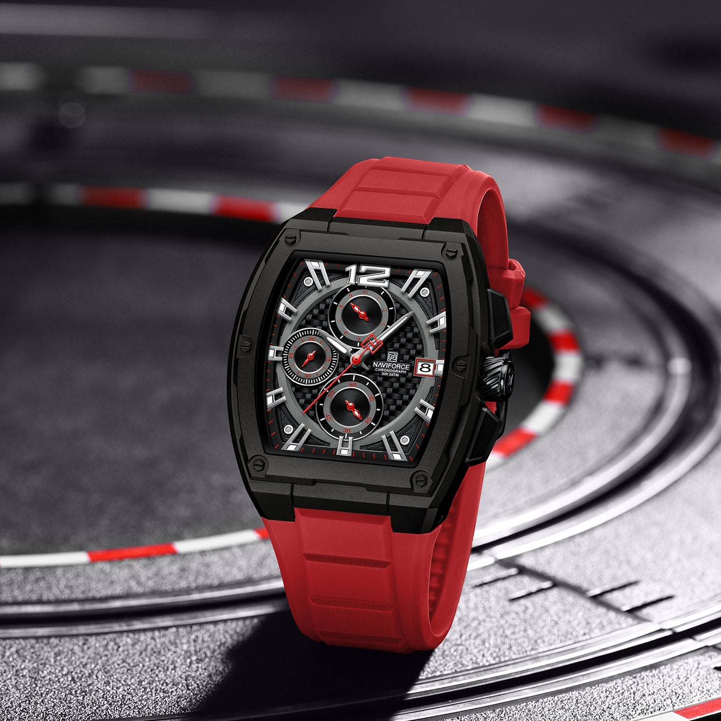 Naviforce 8050 Nitro Men Watch - Red