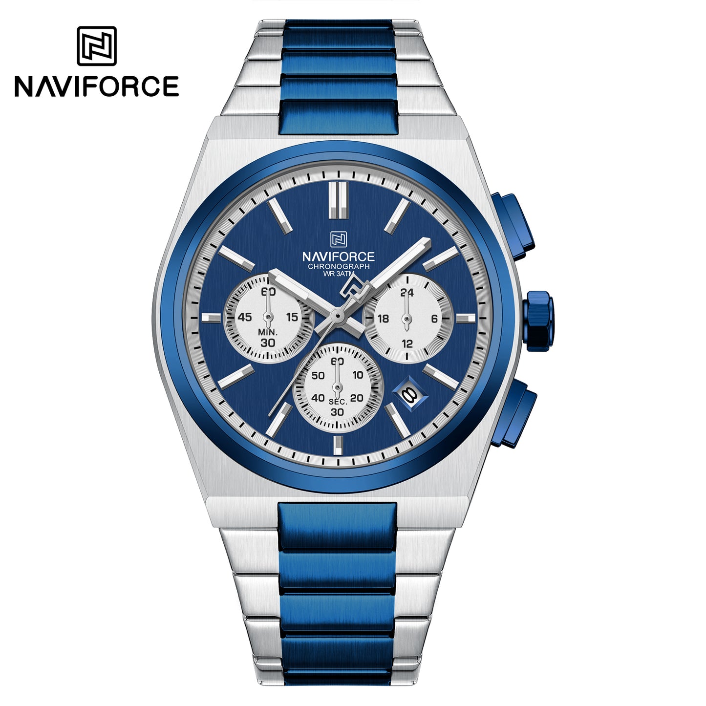 Naviforce 8048 Cupid Couple Watch - Blue