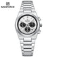 Naviforce 8048 Cupid Couple Watch - Silver Black