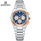 Naviforce 8048 Cupid Couple Watch - Silver RoseGold-Blue