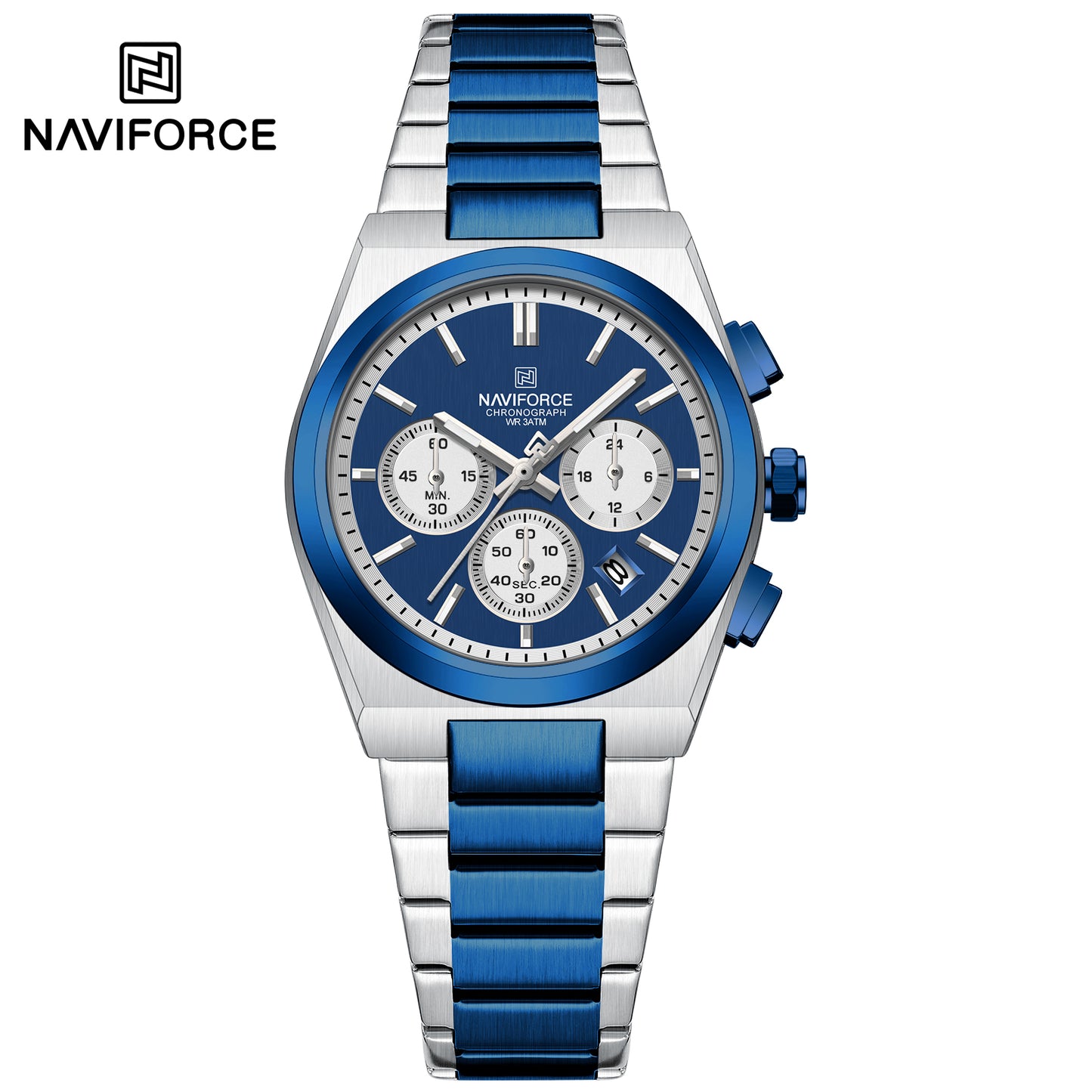 Naviforce 8048 Cupid Couple Watch - Blue