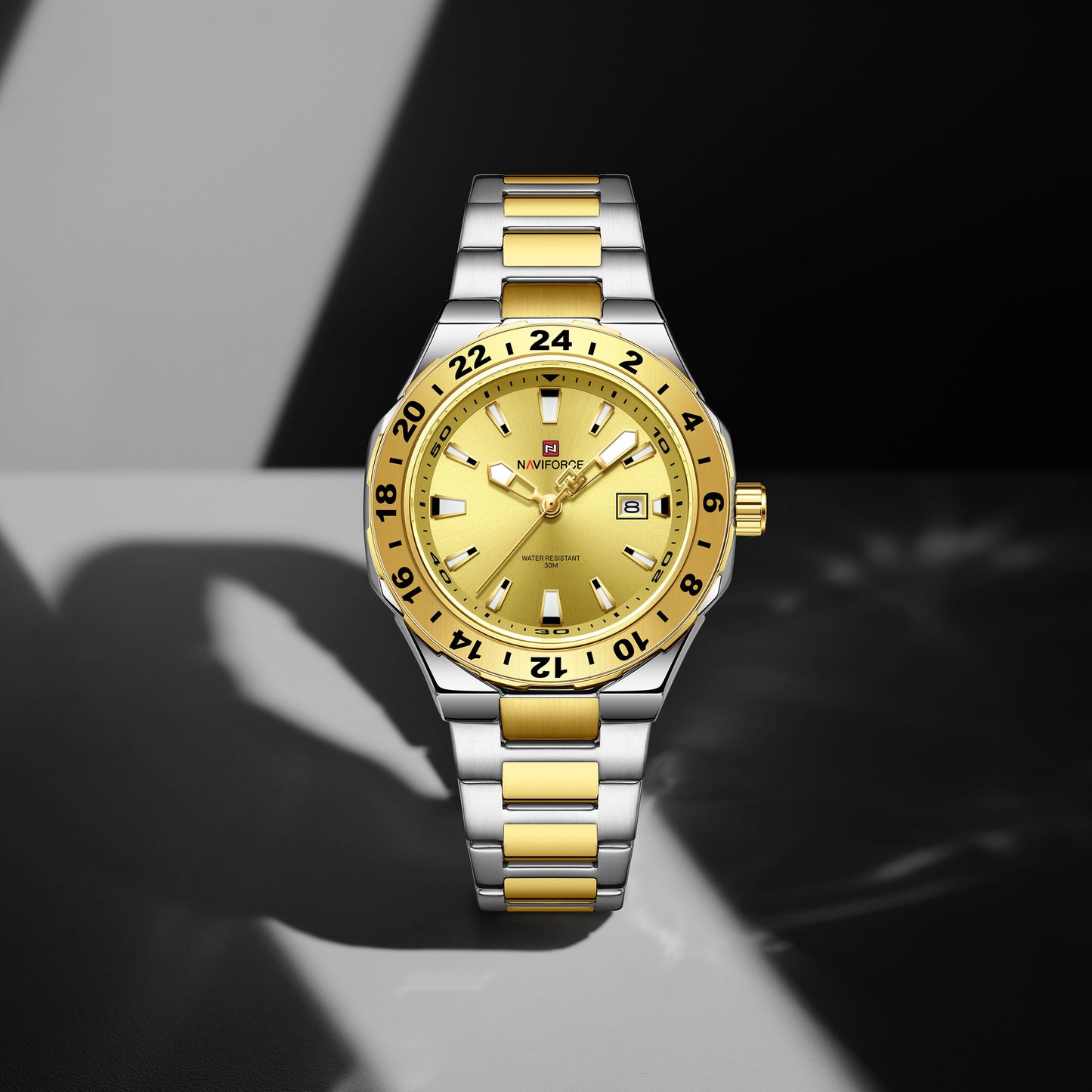 Naviforce NF9249 Freedom Men Watch - SilverGold