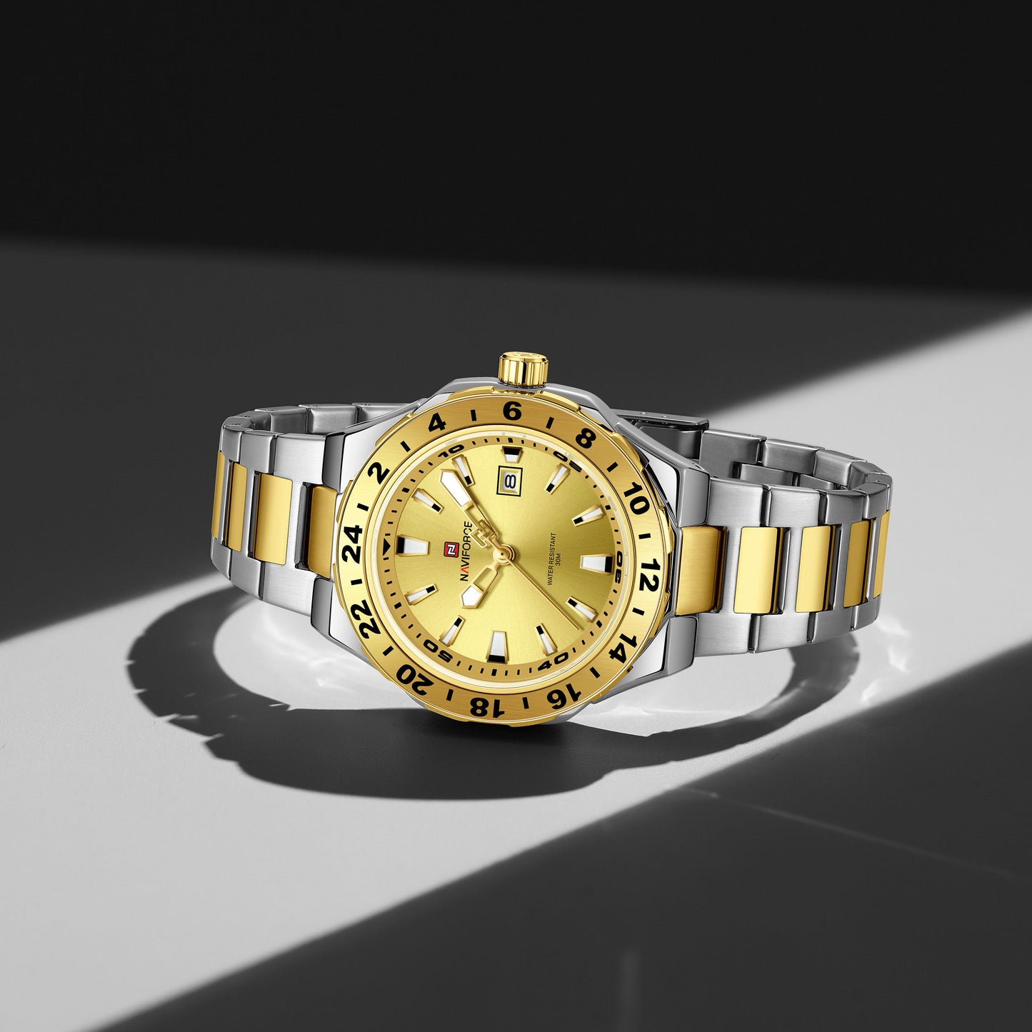 Naviforce NF9249 Freedom Men Watch - SilverGold