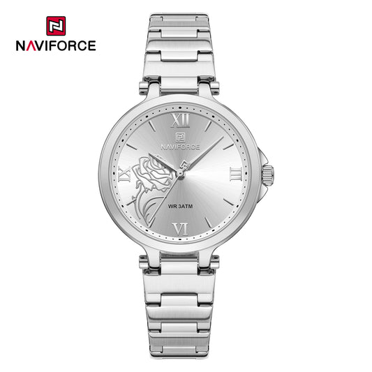 Naviforce 5060 Clevedon Women Watch - Silver