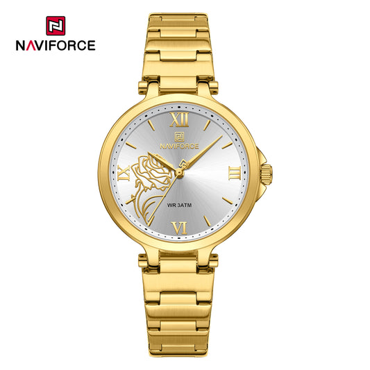 Naviforce 5060 Clevedon Women Watch - Gold