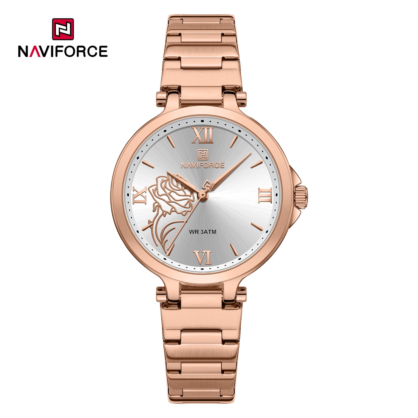 Naviforce 5060 Clevedon Women Watch - Silver Black