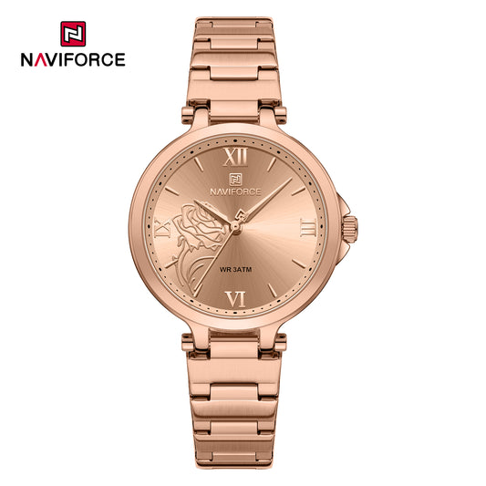 Naviforce 5060 Clevedon Women Watch - RoseGold