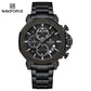 Naviforce 8065 MechaMan Steel Watch - Black