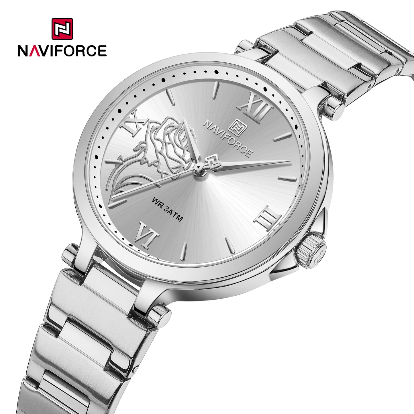 Naviforce 5060 Clevedon Women Watch - Silver