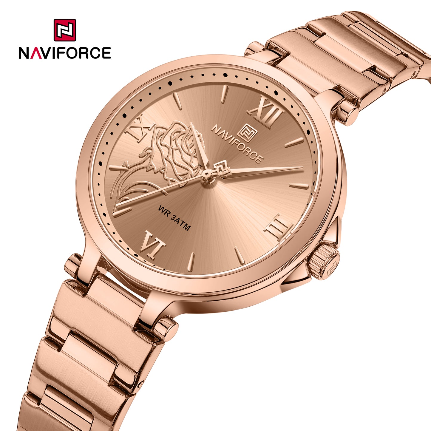 Naviforce 5060 Clevedon Women Watch - RoseGold