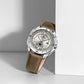 Naviforce 9269 Ascot Men Leather Watch - Tanbrown Silver