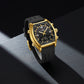 Naviforce 9242 Octagon Men Watch - Black Gold