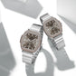 Naviforce NF8068 Paris Couple Watch - Silver Grey