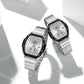 Naviforce NF8068 Paris Couple Watch - Silver