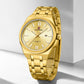 Naviforce 9226 Bloom Luxury Men Watch - Gold