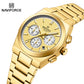 Naviforce 8048 Cupid Couple Watch - Gold