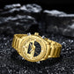 Naviforce 9259 Prime Men Stainless Steel Watch - Gold